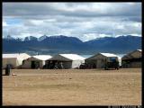 Nomad tents at the foot of 7000m + high mountains