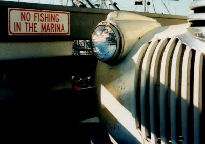 no fishing in the marina, monterey, 2004