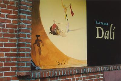dali ad brick wall, 2003