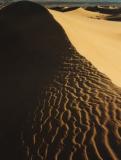 pie graph sand, mesquite dunes, death valley, 2003