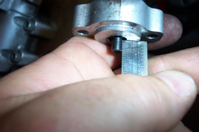 Valve fully retracted, protudes 6mm
