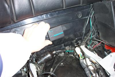 One possible location of Microwave motion sensor
