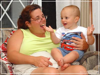 Spending time with mommy