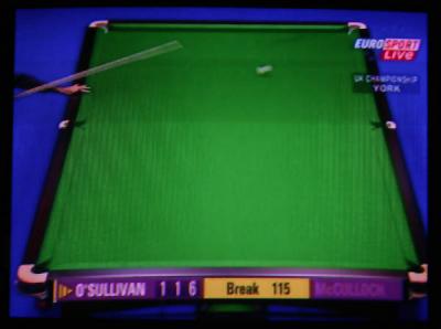 last ball, very O'sullivan to miss it