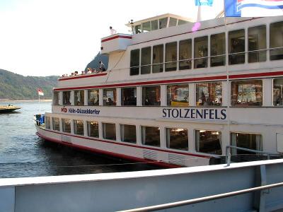 EMBARKING KD LINE AT ST. GOARSHAUSEN