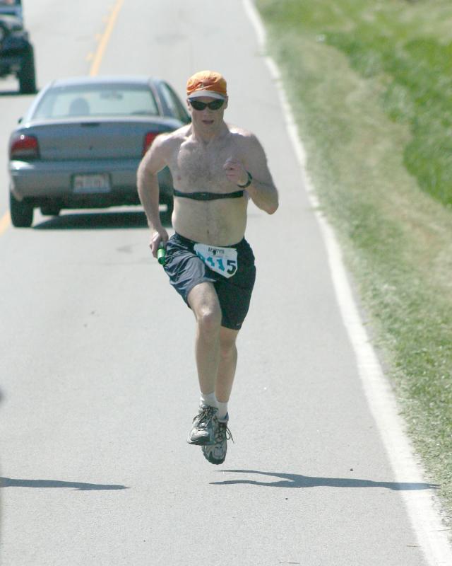 Jeff running 13th leg