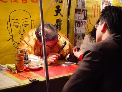 Palm Reader at the Night Market