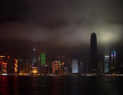 Night View of Hong Kong Skyline from Kowloon