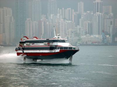 Hydrofoil Headed for Macau