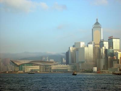 Hong Kong Conference and Exhibition Centre (Left) and Centre Plaza Tower (Right)