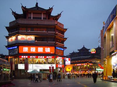 KFC and McDonalds in Shenzhen