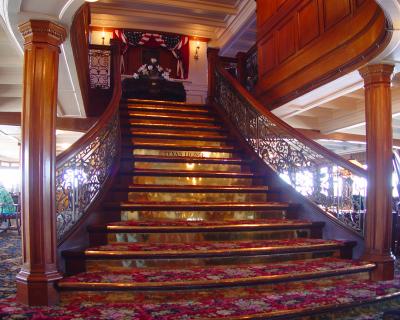 Grand Staircase Leading to Texas Lounge