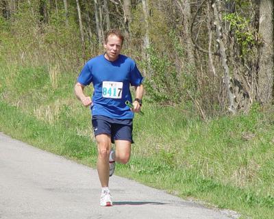 Garry running 7th leg