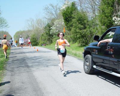 Christine running 9th leg