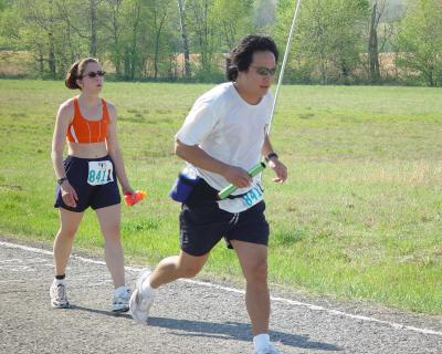 Jon starting 18th leg