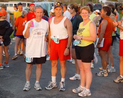 Dave, Terry, and Peggy at 23rd exchange