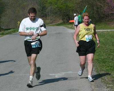 Greg starting 4th leg