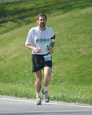 Greg running 4th leg
