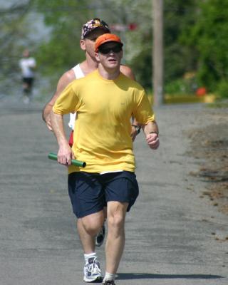 Jeff running 5th leg