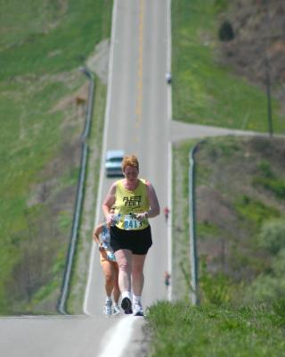Peggy running 11th leg