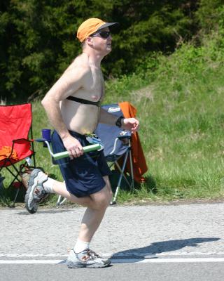 Jeff running 13th leg