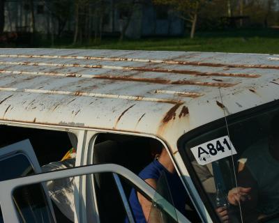 Our t-rusty van!