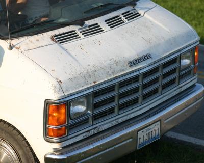 Our t-rusty van!