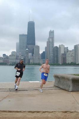 Greg in 2004 Chicago Lakeshore 1/2 Marathon