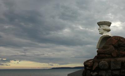 John Cabot memorial looking out to sea