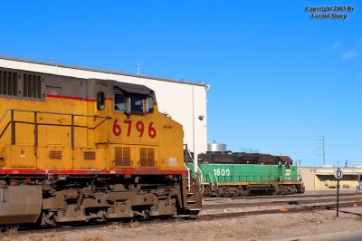 UP 6796 At Longmont, CO