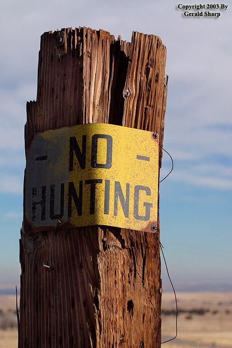 No Hunting