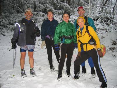Trail Marking Party on BootlegJamshid, Karen, Lynn, Ray & Cheri