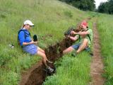 Laura & Roch remove rocks