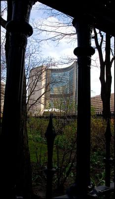 CityHall Viewed Through the Fence