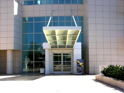 Entrance To The Getty Library And Research Building