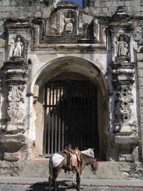 Ruins and horses.JPG