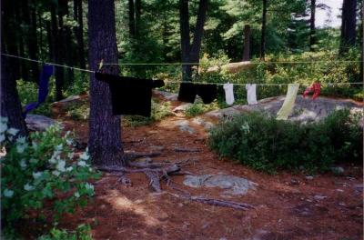 Drying the laundry...