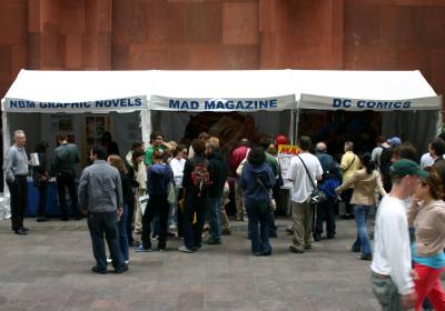 NBM Graphic Novels, Mad Magazine & DC Comics Booths