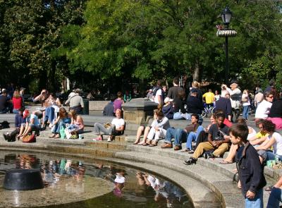 At the Fountain