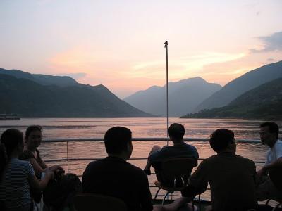 Sunset Three Gorges China