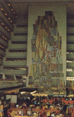 Contemporary Resort postcard