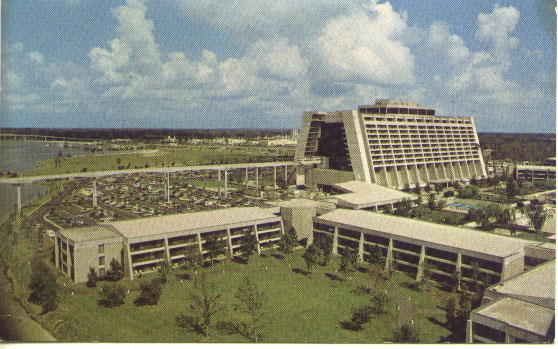 Contemporary Resort postcard