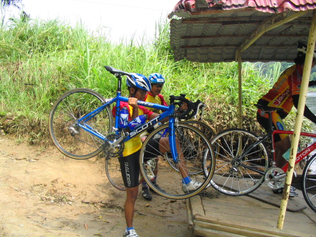Loading the bikes