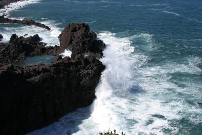 Waves on Volcanic Rock