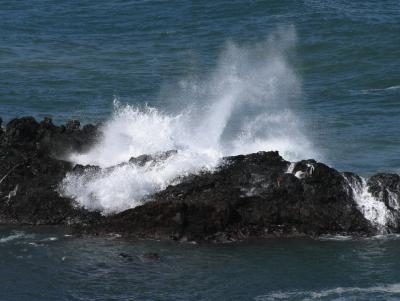 Waves on Volcanic Rock