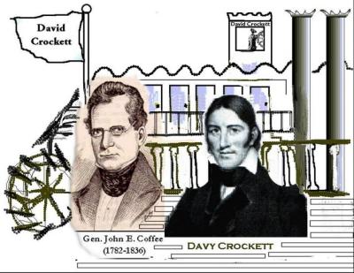 Gen. Coffee Helped Davy Crockett Launch Steamboat - Both Died In 1836