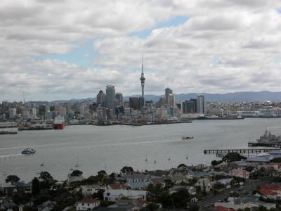View of downtown Auckland from Mt. Victoria