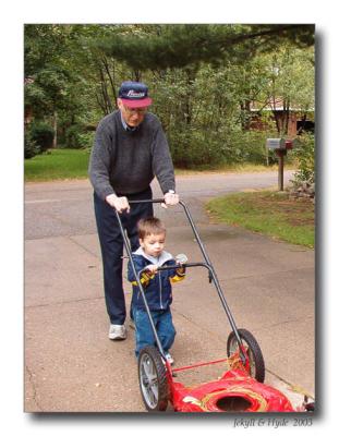 With Grampa