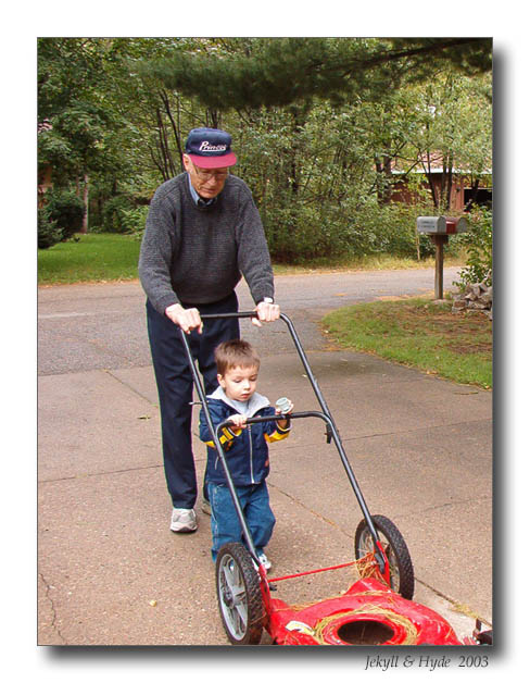 With Grampa