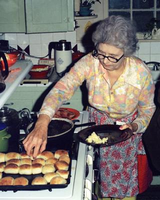 Grandmother's Christmas Breakfast Circa 1977